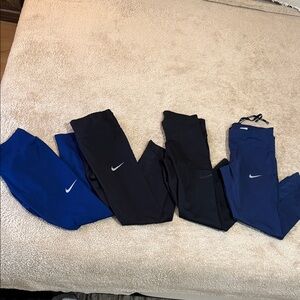 Nike capri Blue and Black Leggings bundle